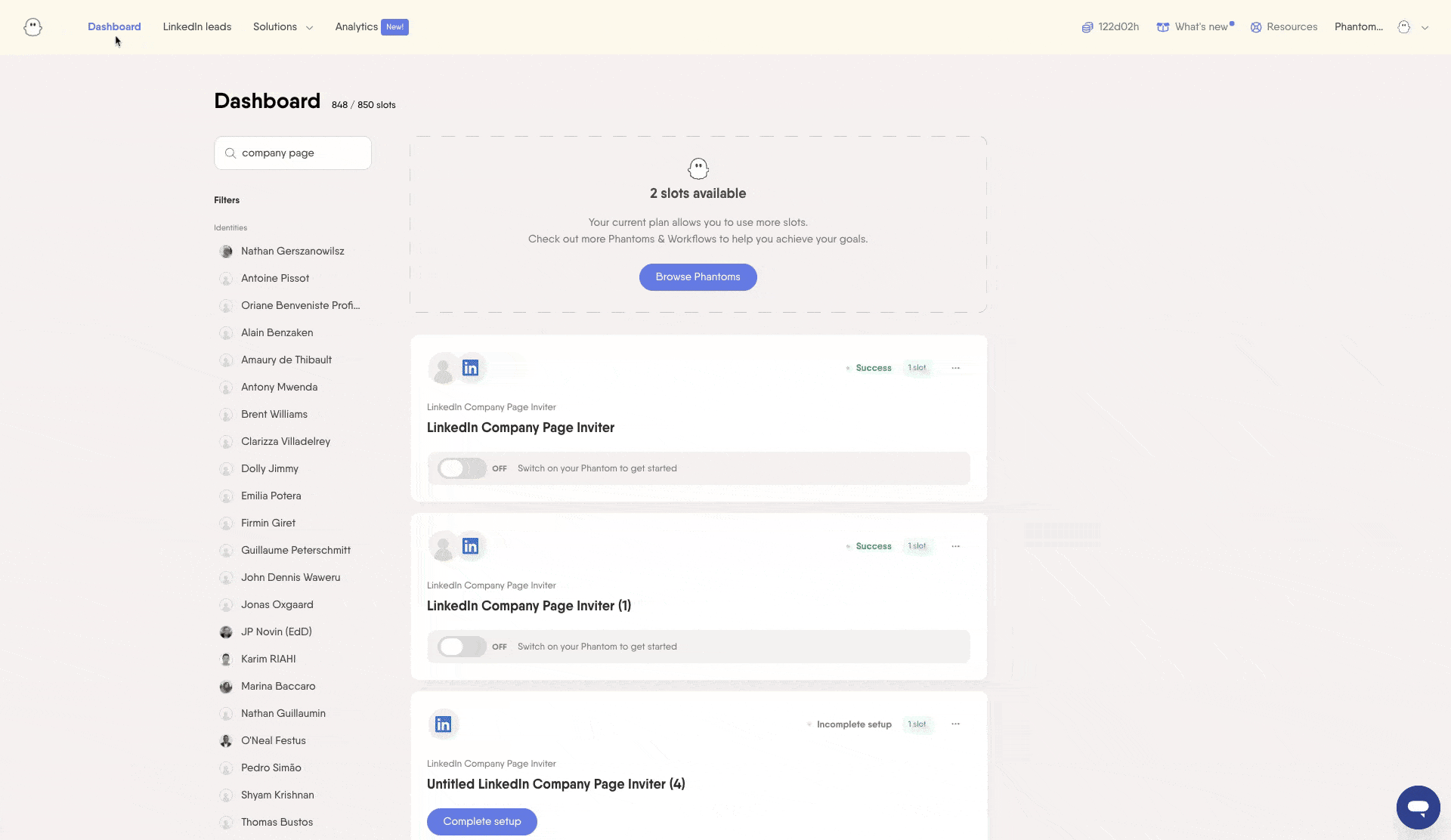 Animated walkthrough showing how to switch to the Workflow console using the three-dot menu